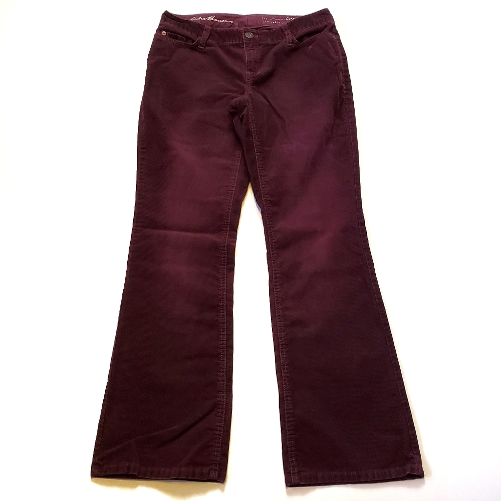 Eddie Bauer Curvy Boot Cut Cords Size 6